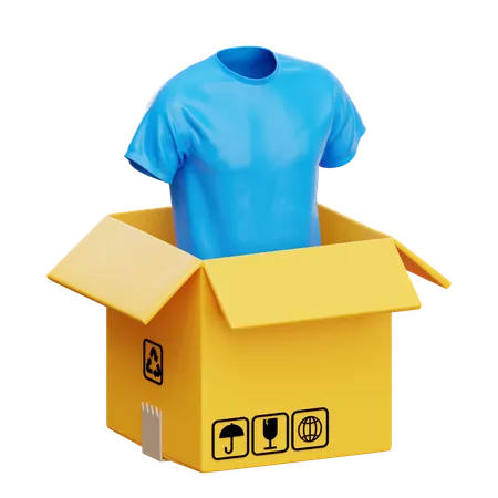 T-Shirt Unboxing  3D Icon