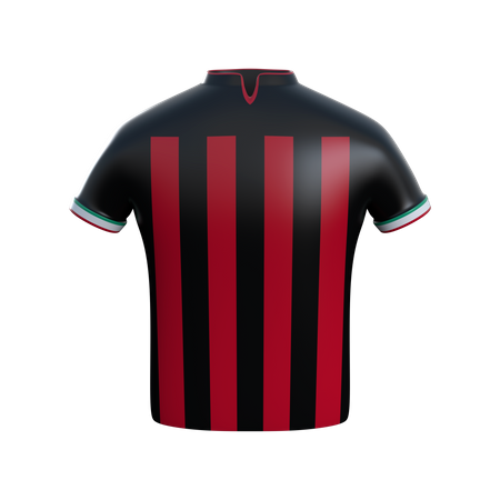 T-shirts de football ac milan  3D Icon