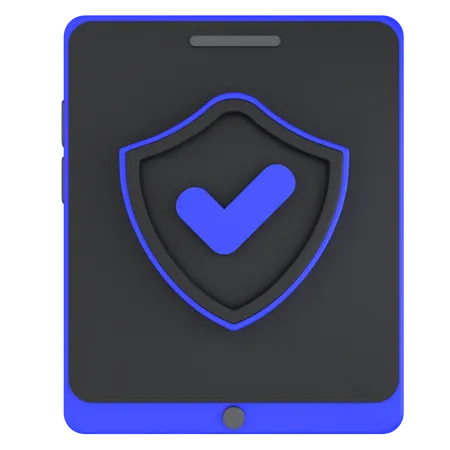 Tab Security  3D Icon