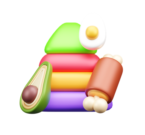Tabela de dieta  3D Icon