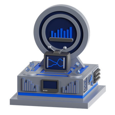 Tabela de embalagem circular  3D Icon