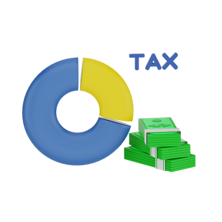 Gráfico fiscal  3D Icon