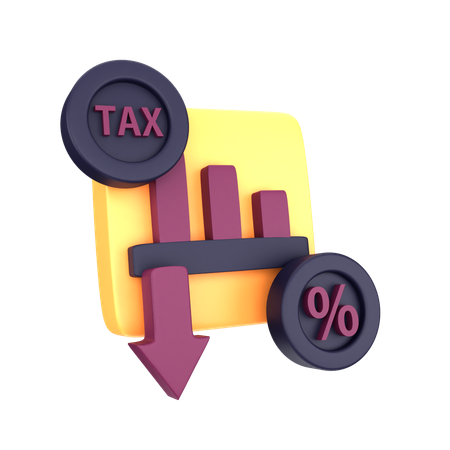 Gráfico fiscal  3D Icon