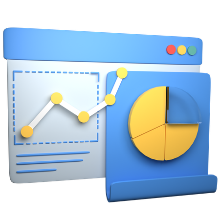 Gráfico de tabela  3D Icon