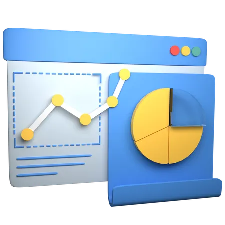 Tabelle Diagramm  3D Icon