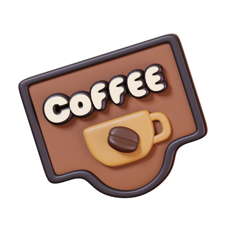 Tabla de cafe  3D Icon