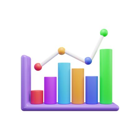 Tabla de crecimiento  3D Icon