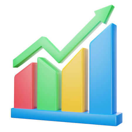 Tabla de crecimiento  3D Icon