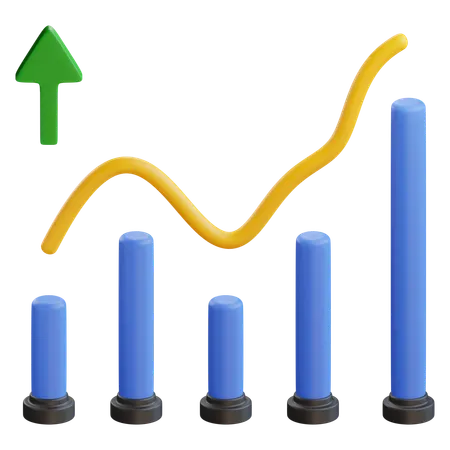 Tabla de crecimiento  3D Icon