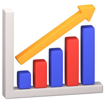 Tabla de crecimiento  3D Icon