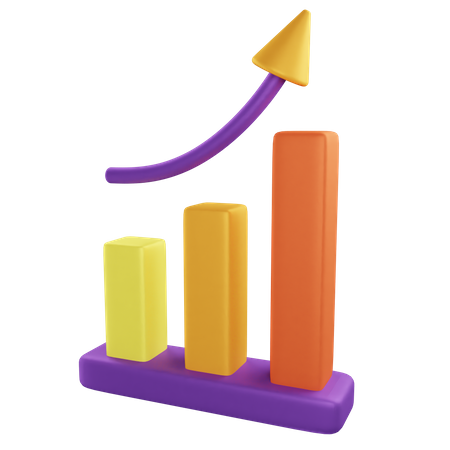 Tabla de crecimiento  3D Icon