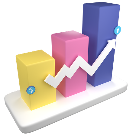 Tabla de crecimiento  3D Icon