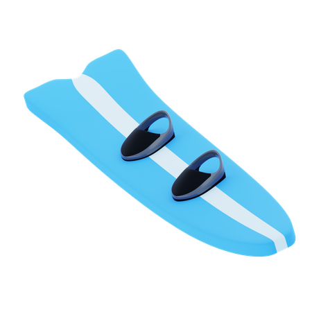 Snowboard  3D Icon