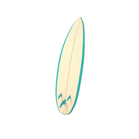 Tabla de surf  3D Illustration