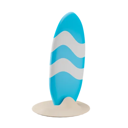 Tabla de surf  3D Icon
