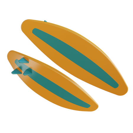 Tabla de surf  3D Icon