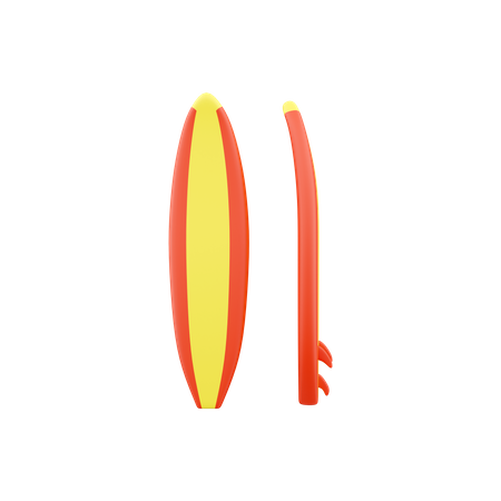 Tabla de surf  3D Icon