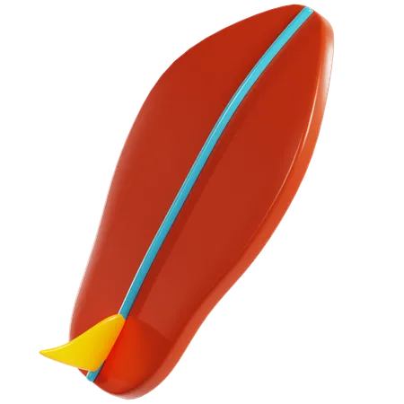 Tabla de surf  3D Icon