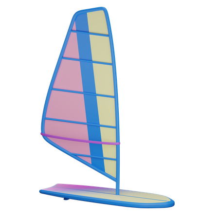 Tabla de windsurf  3D Illustration