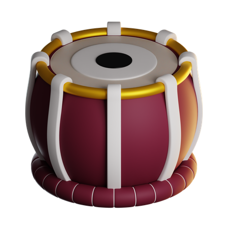 Tabla Drum  3D Icon