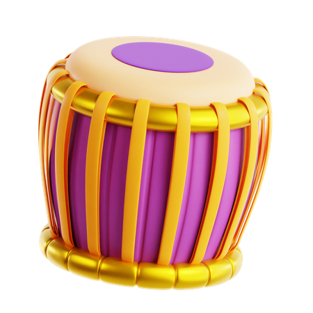 Tabla Drum  3D Icon