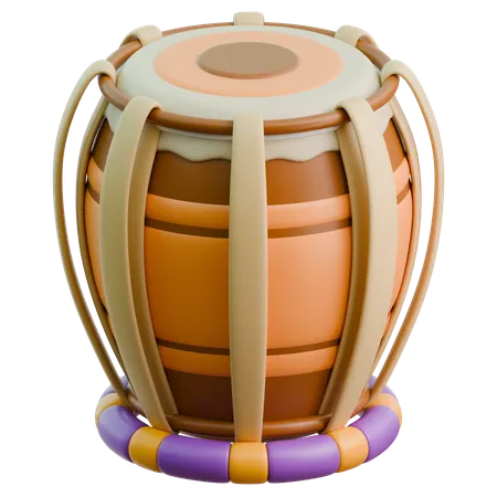 Tabla Drum  3D Icon