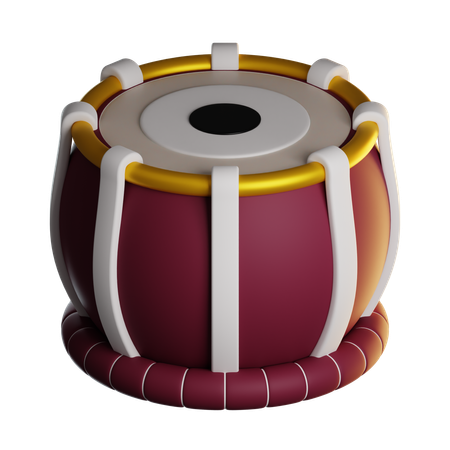 Tabla Drum  3D Icon