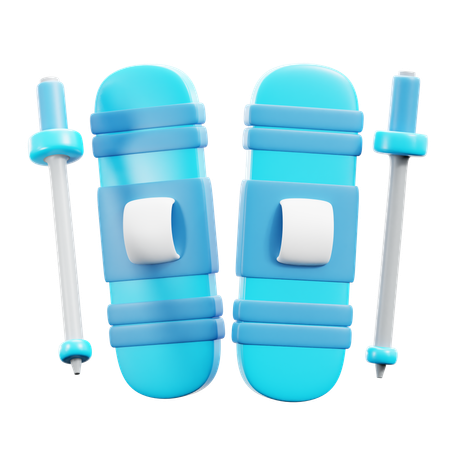 Tabla de esquí  3D Icon
