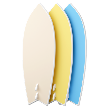 Tablas de surf  3D Icon