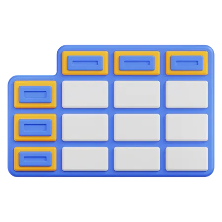 Table  3D Icon