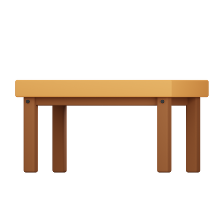 Table  3D Icon