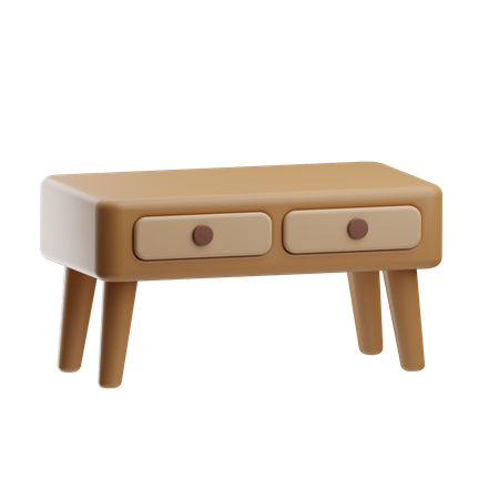 Table  3D Icon