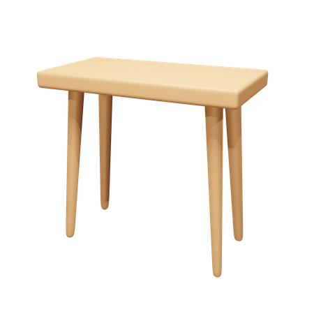 Table  3D Icon