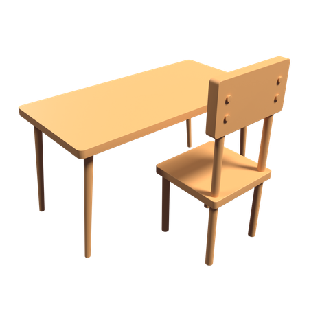 Table  3D Icon