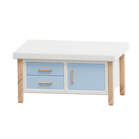 Table  3D Icon