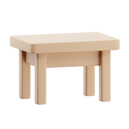 Table  3D Icon