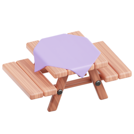 Table  3D Icon