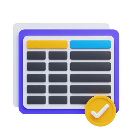 Table  3D Icon