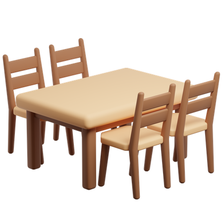 Table à manger  3D Icon