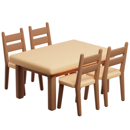 Table à manger  3D Icon