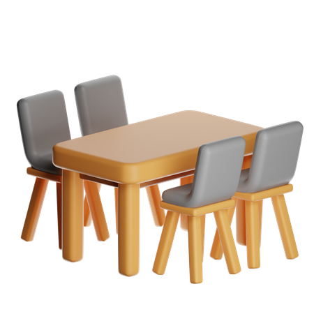 Table à manger  3D Icon