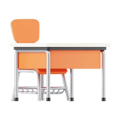 Table And Chair  3D Icon