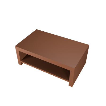 Table basse carrée  3D Icon