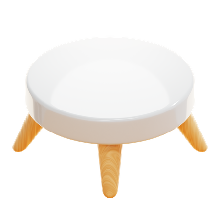 Table circulaire  3D Icon