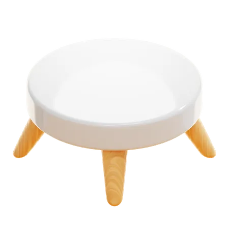 Table circulaire  3D Icon