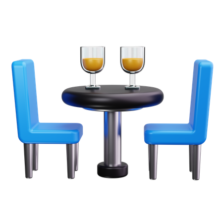 Chaise de table  3D Icon