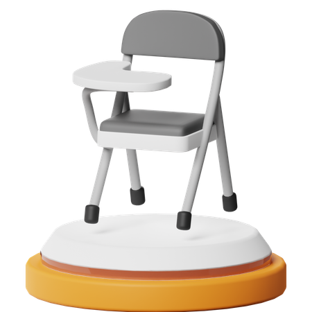 Chaise de table  3D Icon