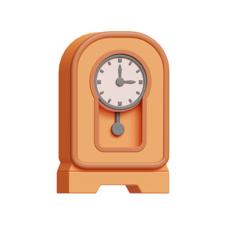 Table Clock  3D Icon