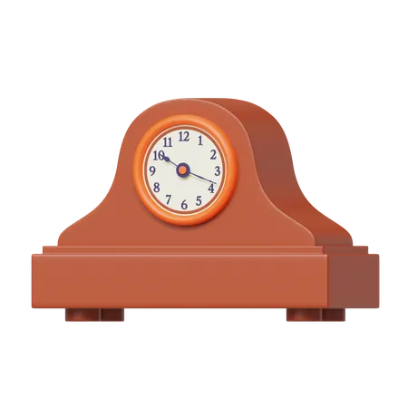 Table Clock 3D Icon