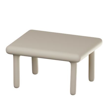 Table de bureau  3D Icon